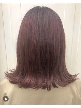 コトナ(kotona) 【ワインレッドカラー】髪質改善トリートメントチェリーレッド