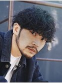 渋谷ルーズパーマシャドウパーマアクティブショート波巻きパーマ