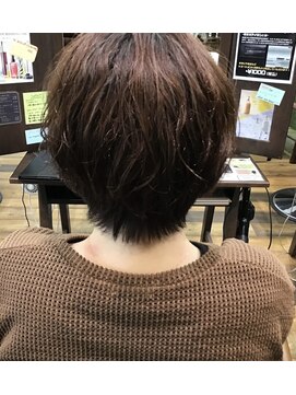 美容室 エス 加賀野店(es) ゆるふわショートボブ