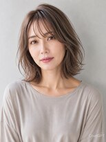 ヘアーアンドエステ ハラダ 滝ノ水店(Hair&Esthe Harada) 透明感アッシュ/白髪染め/ミディアム/レイヤーカット