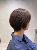 丸みショート/ショートボブ/40代/50代