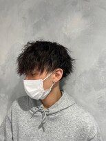アース 常盤平店(HAIR & MAKE EARTH) 【細かめメンズパーマ】無造作な動きでキマるトレンドスタイル♪