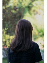髪と生活美容室 大分本店&nbsp;柔らかく見えるワンレングス