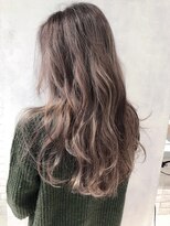 ヌイ 横浜(nui)&nbsp;パール_毛先パーマことりベージュウォーターフォール