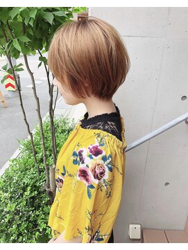 ルカ リノア(Luca lino:a) 丸みショート×ハイトーン