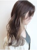 インナーカラーシルバーグレージュ