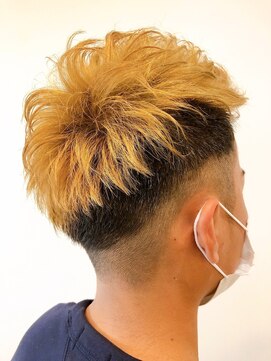 ヘアーラヴワン 足利(hair love One) アップバング×ハイトーン