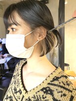 エリマ 調布(elima)&nbsp;イヤリングカラー インナーカラー ミニボブ ビタミンカラー