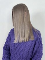 アルバム 新宿(ALBUM SHINJUKU)&nbsp;ロングハイベージュ_アースカラーくびれヘアツートン_ba367402