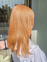 イマジン 川越(IMAGINE)&nbsp;10代20代大人気！ケアブリーチで可愛いオレンジベージュ