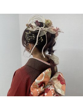エイムヘアメイク 舟入店 成人式ヘアセット