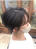 前髪・顔周りがポイント！丸みショート