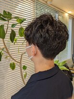 アース 三田南ウッディタウン店(HAIR&MAKE EARTH)&nbsp;20代30代メンズスパイラルパーマワイルドオシャレ感アッシュ