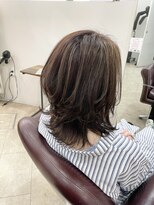 アート(art)&nbsp;ウルフカット＋白髪ぼかしハイライト