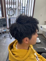 エイト(AITE)&nbsp;マッシュパーマ/ウルフ/アッシュブラック/カルマパーマ/川口2