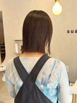 スア(sua) ボブ × オリーブベージュ☆