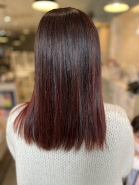 ヘアアンドメイク アース 聖蹟桜ヶ丘店(HAIR&MAKE EARTH) カシスピンクカラー