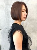＊大人ボブ耳かけボブコンパクトボブミニボブ前髪なし30代40代2