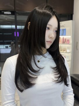 キーン 吉祥寺店(keen) #NANAKO 韓国レイヤーカット