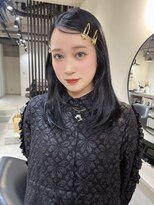 ラ キング(LA KING)&nbsp;ヘアカラーグレージュアンブレラカラーショートボブ 50代