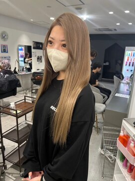 キング 枚方店(K!ng) 縮毛矯正髪質改善ハイライトレイヤーカット枚方美容室エクステ