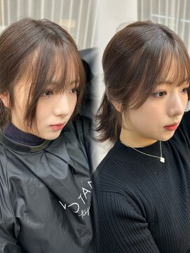 ボタン テンジン(VOTAN tenjin) 【votan_rakuto】前髪/顔周りカット/ワンカラー/髪質改善/福岡