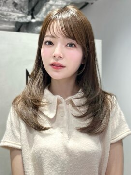 ミンクスオーバー(MINX OVER) 顔まわりカット/前髪カット/ヘアセット/レイヤーカット/韓国ヘア