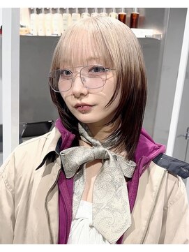 メゾン 原宿(MAISON) シャギーレイヤー×ルーツカラー