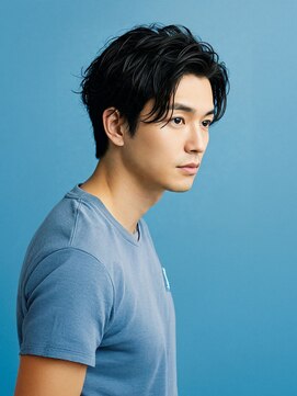 メロリッチ(MELLORICH) カジュアルファッションとの相性も抜群、無造作パーマショート