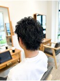 【メンズ★大名】スパイキーショート×無造作×ピンパーマ
