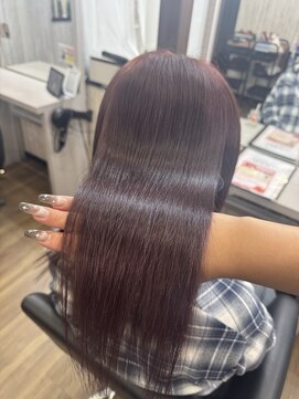 ネクサス 心斎橋(Nexus) イメチェン/ホワイトブロンド/外ハネボブ/美髪/ワイドバング