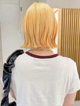 ムーン バイ ケンジ(moon by KENJE) 【hinari】ブリーチ/ハイトーン/ボブ/ブロンド