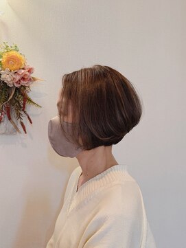 リールランテ(Rire lante) 襟足短めショートボブ