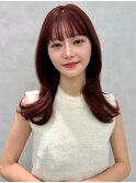 レイヤー/ネビージュ/韓国ヘア/イメチェン/縮毛矯正/中野/