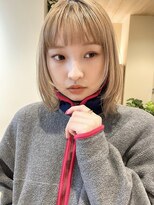 トリッカ 銀座(tricca)&nbsp;ウルフレイヤー/ウルフカット/顔まわりレイヤー/ボブウルフ