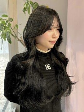 クム(kumu) 【kumu】レイヤーカット/オリーブ/ベージュ/グレージュ/透明感