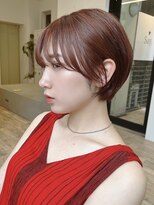 セイドット フクオカ(Say.FUKUOKA) 【Say.福岡】丸みショート×耳かけショート×艶感カラー×顔周り