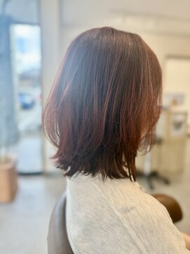 シンミ(SHinmi) 刈谷/バーガンディ/伸ばしかけセミディ