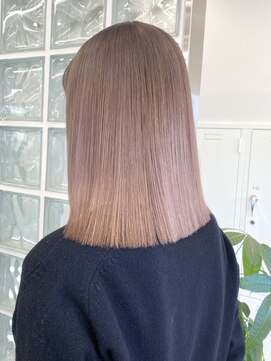 サンクプロジェクト(cinq PROJECT) 原宿韓国顔まわりミルクティーベージュヘーゼルベージュブラウン