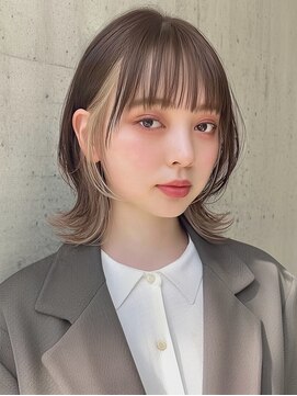 ヴェイン 渋谷(vain) くびれボブ インナーカラー