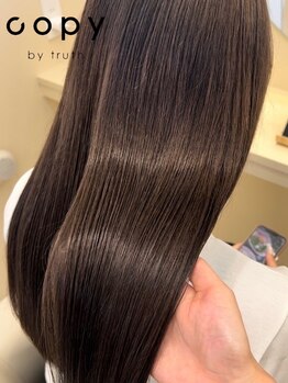 コピー バイ トゥルース(copy by truth)の写真/お客様の髪のお悩みを解決するトリートメントを豊富にご用意◎思わず触れたくなるツヤのある髪へ☆