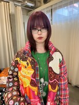 ハコ プラス(HACO+) 【Haco+】Rena_チェリーレッド_レイヤーカット