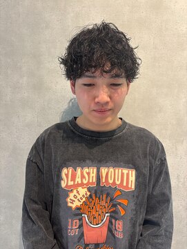 メンズサロン ルーブ 新潟(メンズサロンLOOB) メンズツーブロックメンズパーマ波巻きツイストスパイラル