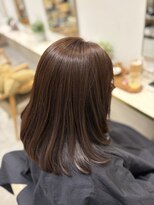 テラス アヴェダ 大丸心斎橋店(Terrace AVEDA)&nbsp;ナチュラルレイヤー × 艶ブラウン