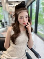 ペレ アネックス 大阪梅田茶屋町店(PELE ANNEX)&nbsp;イメチェン/ピンクベージュ/アンブレラカラー/前髪/梅田