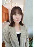 顔まわりレイヤー/マロンベージュ/柏駅