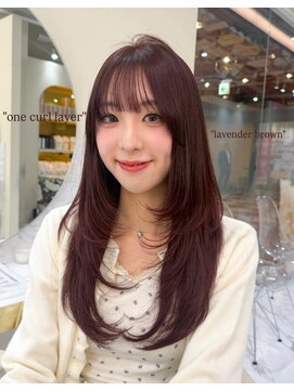 ザ シェノン ウメダ(THE CHAINON UMEDA) ワンホンレイヤー/ミルクティーブロンド/ダークブルー/心斎橋