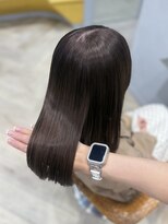 ティエラ 原宿 表参道(Tierra) 【大久保凜香】柔らかいモテチョコベージュ
