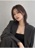 池袋/20代30代40代/顔まわりレイヤー/大人ウルフ/アンニュイヘア