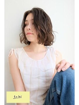 ラレイ(Lalei) 【 表参道/青山】ブランジュ×くせ毛風ボブ